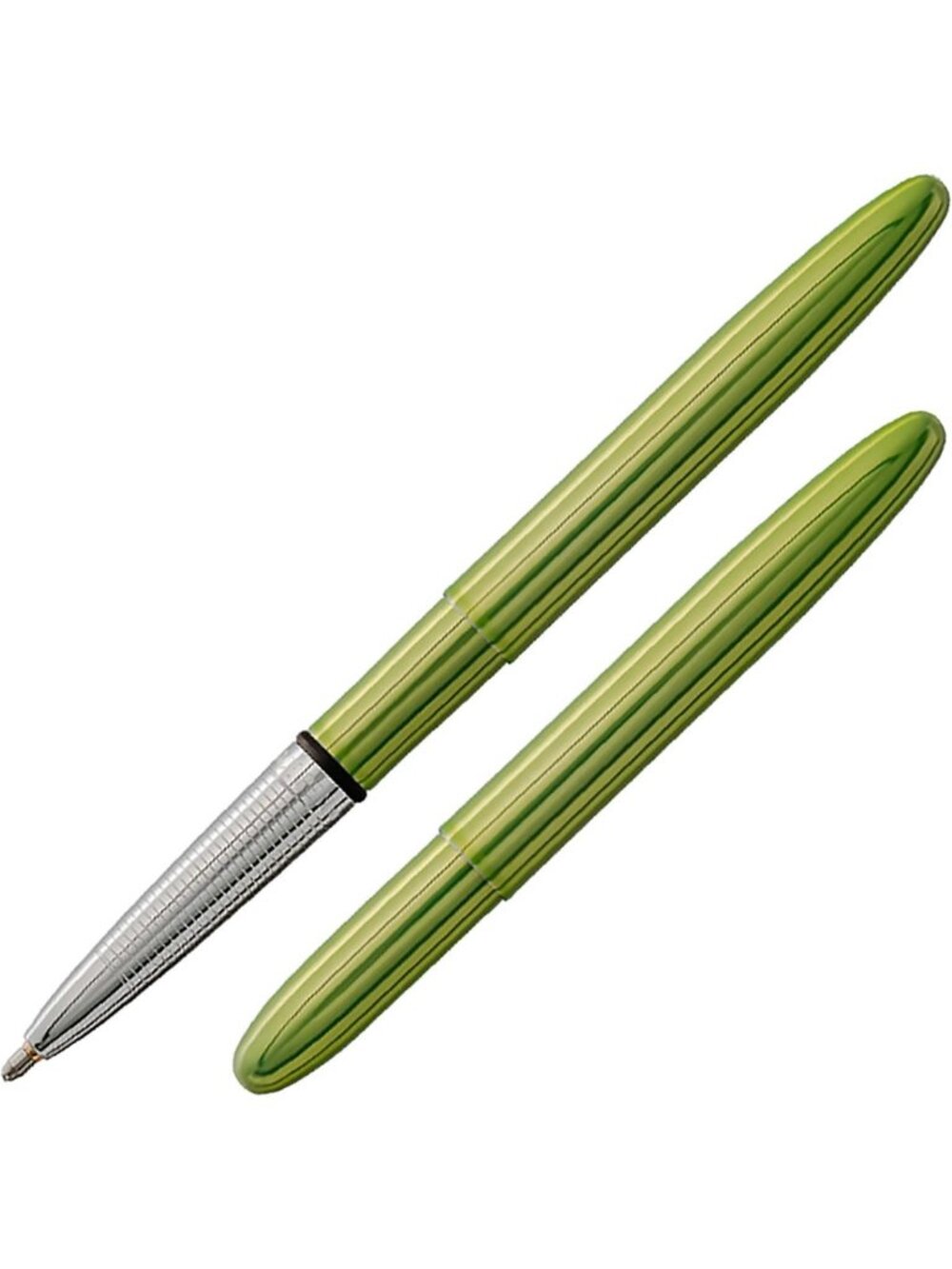Lime Green Aurora Borealis Ballpoint Bullet Pen in Gift Box - Perfect for